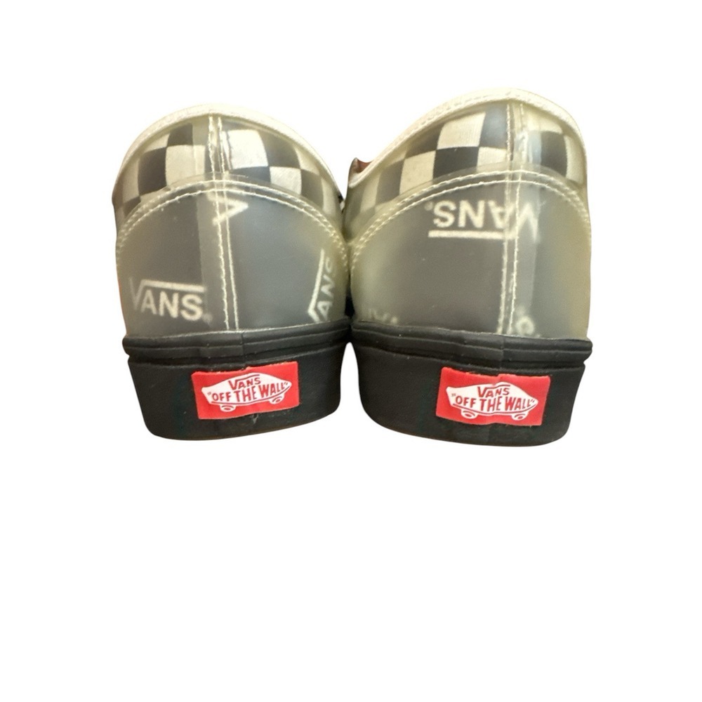 Vans Black and White Logo Sneakers - Picture 4 of 5